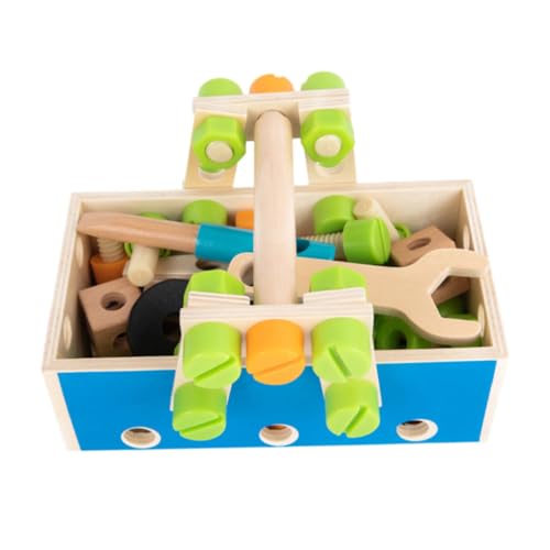 KICHOUSE 1 Set Mutternwerkzeug Puzzles Puzzles Werkzeuge Für Puzzles Für Kleine Jungen Werkzeuge Für Modellbausätze Werkzeuge Werkzeugkoffer Holz von KICHOUSE