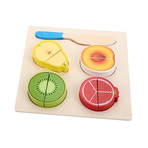 KICHOUSE 1 Set Obst Geschnittenes Kinderspielzeug Cartoon Obstspielzeug Kind Das Lebensmittelspielzeug Schneidet Frühes Lernspielzeug Intelligenzspielzeug Simuliertes von KICHOUSE