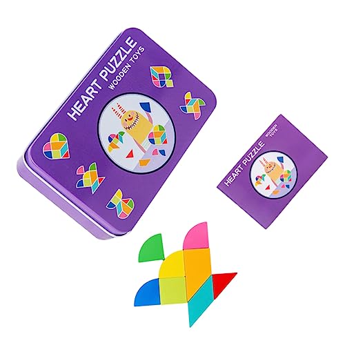 KICHOUSE 1 Set Pädagogisches Tangram Geometrische Form Puzzle Zubehör Sieben Stück Puzzle Holz KICHOUSE 1 Set Pädagogisches Tangram Geometrische Form Puzzle Zubehör Sieben Stück Puzzle Holz von KICHOUSE