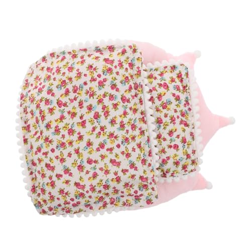 KICHOUSE 1 Set Plüschtierzubehör Puppenschlafsack Für Spielhaus Niedliche Kinderplüschtiertasche Puppenhausmöbel Kinderspielzeugbettwäsche Gefülltes Bett von KICHOUSE