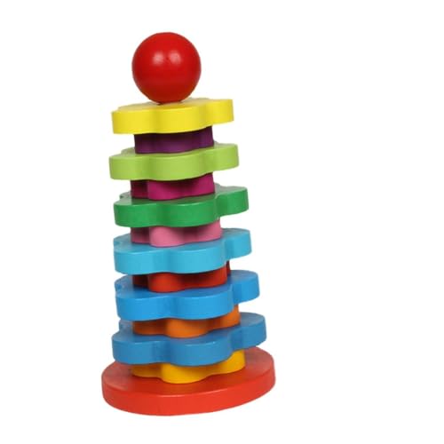 KICHOUSE 1 Set Stacking Block Lustige Bausteine ​​Pädagogisches Holz von KICHOUSE