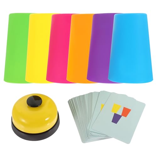 KICHOUSE 1 Set Stapelbecher Brettspielspielzeug Für Kleinkinder Stapelbecherspielzeug Stapelspielzeug Eltern Kind Kinderspielzeug Reaktionstrainingsspielzeug Stapelbecher Spielzeugpapier von KICHOUSE