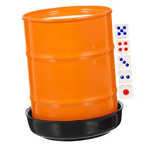 KICHOUSE 1 Set Würfelbecher Set Geladene Partyspiele Becher Würfelbehälter Großer Würfelbecher Mit Deckel Partygeschenke Tisch Erwachsene Würfelbecher von KICHOUSE