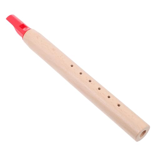 KICHOUSE 1 Stück Buche Klarinette Musical Toy Instruments kinderinstrumente Instrument holzflöte Musikalisches Flötenspielzeug Lernspielzeug für Musikinstrumente hölzern rot von KICHOUSE