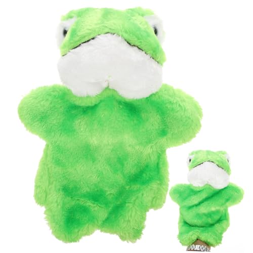 KICHOUSE 1 Stück Geschichte Marionette Babyspielzeug Fingerpuppen Plüsch Kleinkindspielzeug interaktives kuschelig Toys einschenker Handpuppen Handpuppe für Green von KICHOUSE