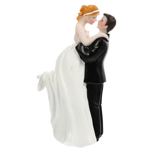 KICHOUSE 1 Stück Harz Hochzeitstorte Topper Party Kuchen Topper Miniture Dekoration Hochzeitstorte Figur KICHOUSE 1 Stück Harz Hochzeitstorte Topper Party Kuchen Topper Miniture Dekoration Hochzeitstorte Figur von KICHOUSE