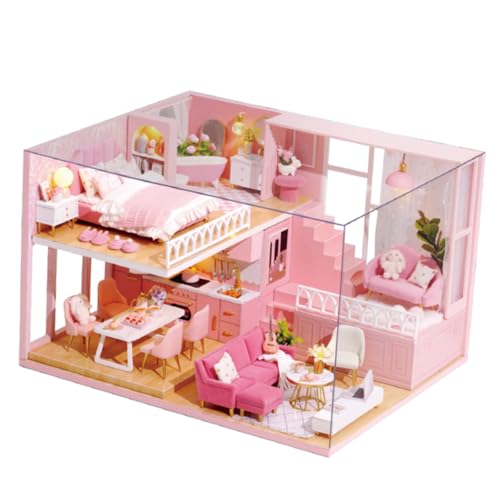 KICHOUSE 1 Stück Hausmontagemodell Modellbau Selber Machen Miniatur DIY Wohnung Minature Gebäudekit DIY Mini House Winzige Häuser Handwerkshäuser Miniaturmodell KICHOUSE 1 Stück Hausmontagemodell Modellbau Selber Machen Miniatur DIY Wohnung Minature Gebäudekit DIY Mini House Winzige Häuser Handwerkshäuser Miniaturmodell von KICHOUSE