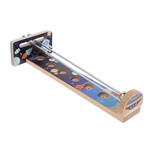 KICHOUSE 1 Stück Hockey-Brettspiel für kinderspielzeug gehirn Training Toys für Erwachsene Fun Toy aus Holzbrett rollendes Stahlkugelspielzeug Navy von KICHOUSE
