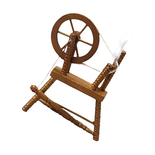 KICHOUSE 1 Stück Holz Handwickelmaschine Miniaturmöbel Für Puppenhaus Handgefertigtes Zubehör Aus Holz Ideal Für Kreative Bastelprojekte Und Modellbau Rustikales Design KICHOUSE 1 Stück Holz Handwickelmaschine Miniaturmöbel Für Puppenhaus Handgefertigtes Zubehör Aus Holz Ideal Für Kreative Bastelprojekte Und Modellbau Rustikales Design von KICHOUSE