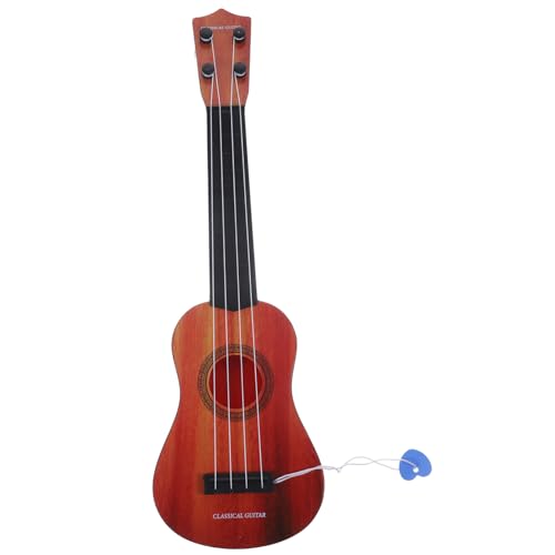 KICHOUSE 1 Stück Kindergitarre Spielzeuggitarre Mini Ukulele Lernspielzeug Elektrische Ukulele Ukulele Ukulele Kindergitarre Puzzle Kindergitarre Akustik Kunststoff von KICHOUSE
