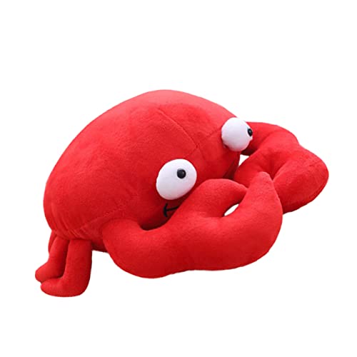 KICHOUSE 1 Stück Krabbenpuppe Crab Toy crabtoy Krabbenplüschtier Krabbenkissen Wohnkultur Kuscheltier gefüllte Puppe Krabben-Wurfkissen PP Baumwolle rot von KICHOUSE
