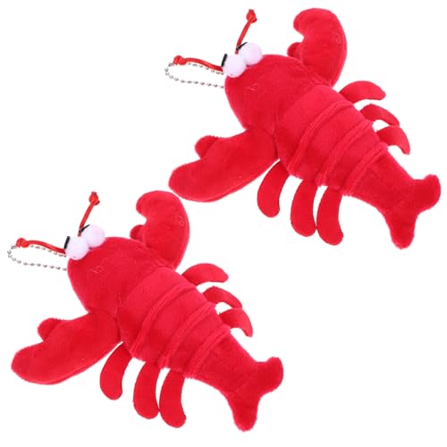 KICHOUSE 1 Stück Krebs-Anhänger spielzeuge puppenaugen mini Kuscheltier meerestiere Hamster Spielzeuganhänger Krebse Plüschanhänger PP Baumwolle rot KICHOUSE 1 Stück Krebs-Anhänger spielzeuge puppenaugen mini Kuscheltier meerestiere Hamster Spielzeuganhänger Krebse Plüschanhänger PP Baumwolle rot von KICHOUSE