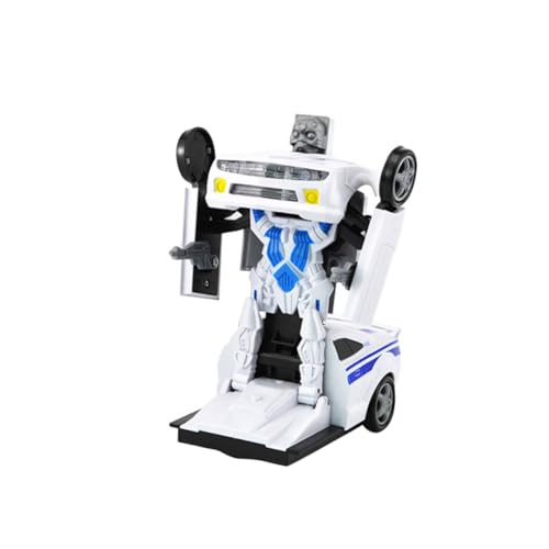 KICHOUSE 1 Stück Leuchtendes Verformungsspielzeugpolizeiauto Polizeiauto Kinderspielzeug Autospielzeug -Polizeiauto Spielzeugauto von KICHOUSE