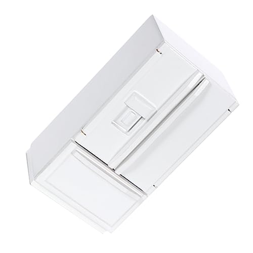 KICHOUSE 1 Stück Mini -kühlschrankschmuck Mini Kühlschrank 1 12 Puppenhaus-kühlschrank Mini Mini Mini Kühlschrank Dolhouse Doppeltür Spielzeugkühlschrank Mini Birke Weiß von KICHOUSE