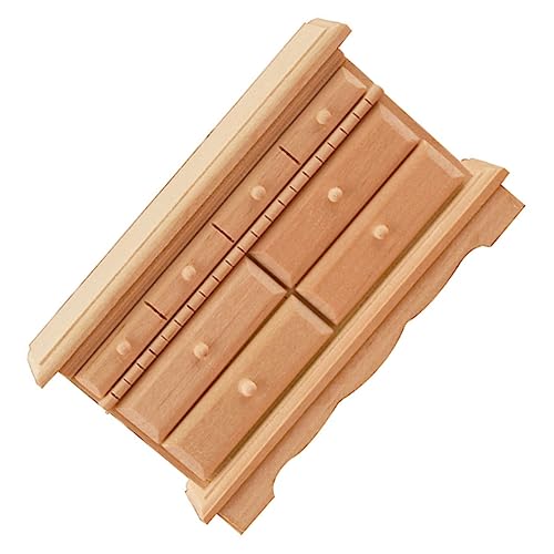 KICHOUSE 1 Stück Miniatur Möbel Puppenhaus Holzschrank Modell Kreatives Deko Ornament für Miniaturhäuser Leicht und Handlich für Kinderzimmergestaltung von KICHOUSE