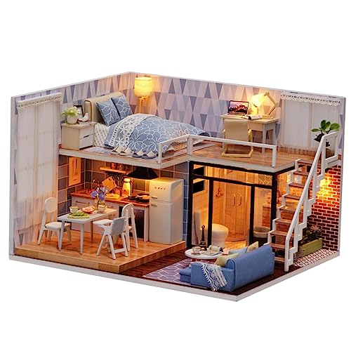 KICHOUSE 1 Stück Montage Toy House winzig miniaturmöbel selber Machen Miniaturzimmer zum manuellen Zusammenbauen DIY-Werkzeug aus Holz Mini-Bausatz KICHOUSE 1 Stück Montage Toy House winzig miniaturmöbel selber Machen Miniaturzimmer zum manuellen Zusammenbauen DIY-Werkzeug aus Holz Mini-Bausatz von KICHOUSE