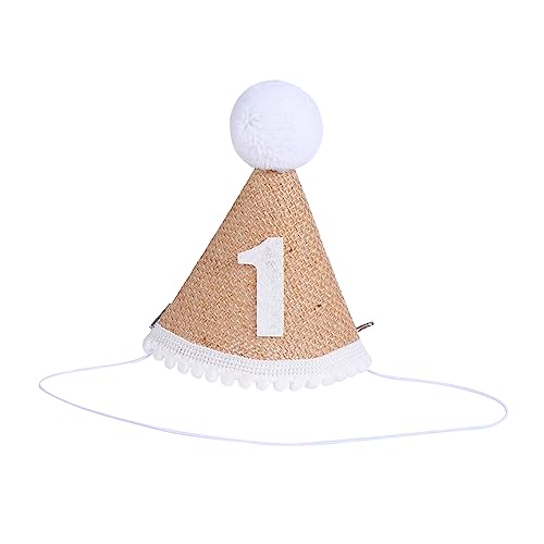 KICHOUSE Partyhut Zum 1 Geburtstag Kappe Für Jungen Und Mädchen Erwachsene Foto-requisiten Leinen Kopfbedeckung Lustige Designs Versorgung KICHOUSE Partyhut Zum 1 Geburtstag Kappe Für Jungen Und Mädchen Erwachsene Foto-requisiten Leinen Kopfbedeckung Lustige Designs Versorgung von KICHOUSE