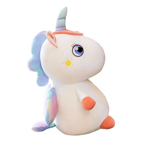 KICHOUSE 1 Stück Plüsch -Einhornpuppe süße Kuscheltiere tierisches Plüschtiere für Kindertiere Plüschspielzeug Einhorn Plüschtier PP Baumwolle Weiß KICHOUSE 1 Stück Plüsch -Einhornpuppe süße Kuscheltiere tierisches Plüschtiere für Kindertiere Plüschspielzeug Einhorn Plüschtier PP Baumwolle Weiß von KICHOUSE