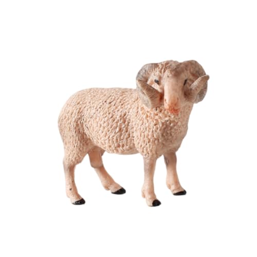 KICHOUSE 1 Stück Schaf-Modell zootiere Figuren Schaffiguren Mini-Schaf Ziegenspielzeug Schafe Schafmodell Schafstatue kreative Schafverzierung Schaf-Ornament Beige KICHOUSE 1 Stück Schaf-Modell zootiere Figuren Schaffiguren Mini-Schaf Ziegenspielzeug Schafe Schafmodell Schafstatue kreative Schafverzierung Schaf-Ornament Beige von KICHOUSE