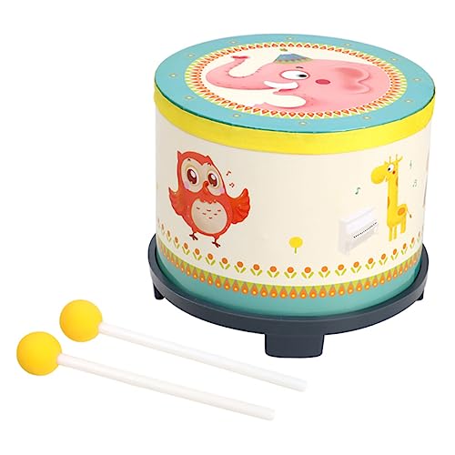 KICHOUSE 1 Stück Trommelinstrument Schlagzeug kinderinstrumente Trommel kindergeschenk Musikinstrument Kleinkindertrommel Musikinstrument-Trommel hölzern von KICHOUSE