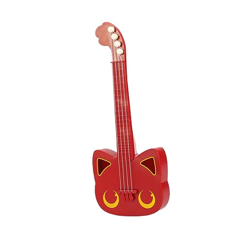 KICHOUSE 1 Stück Ukulele Cartoon-Gitarrenspielzeug simuliertes Gitarrenspielzeug -Ukulele- simulierte Ukulele Musikspielzeug für Musikinstrumente Plastik rot KICHOUSE 1 Stück Ukulele Cartoon-Gitarrenspielzeug simuliertes Gitarrenspielzeug -Ukulele- simulierte Ukulele Musikspielzeug für Musikinstrumente Plastik rot von KICHOUSE