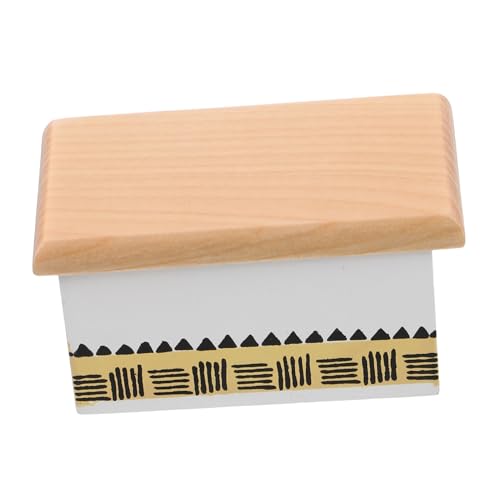 KICHOUSE 1:12 Mini -Box -Ornamente Miniaturmöbel Puppenhaus Möbel Winziges Spielzeugbox DIY Kleine Holzaufbewahrungsbox Mit Detailliertem Zubehör von KICHOUSE