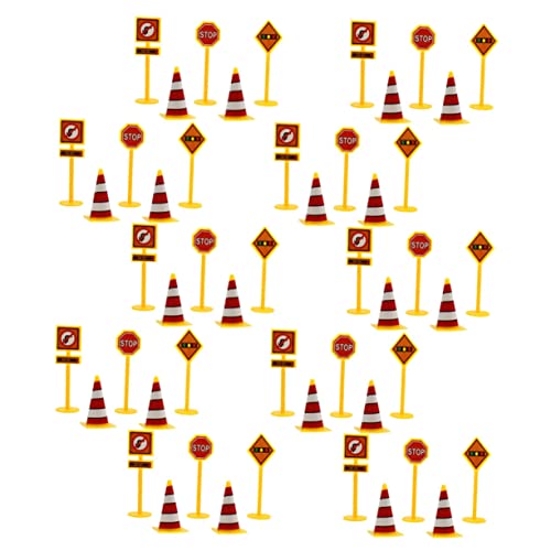 KICHOUSE 10 Sätze Teiliges Verkehrsschild Spielset für Straßenverkehrszeichen Pädagogisches für Kreative Rollenspiele und Verkehrserziehung für Outdoor Aktivitäten und Sandkasten KICHOUSE 10 Sätze Teiliges Verkehrsschild Spielset für Straßenverkehrszeichen Pädagogisches für Kreative Rollenspiele und Verkehrserziehung für Outdoor Aktivitäten und Sandkasten von KICHOUSE