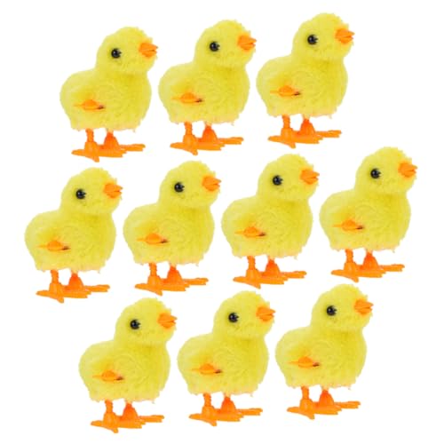 KICHOUSE 10 Stück Aufziehbares Hühnerspielzeug Huhn Aufziehspielzeug für den Haushalt aufziehbares Tierspielzeug Hühnchenspielzeug zum Aufziehen Hühnerfigur Plastik KICHOUSE 10 Stück Aufziehbares Hühnerspielzeug Huhn Aufziehspielzeug für den Haushalt aufziehbares Tierspielzeug Hühnchenspielzeug zum Aufziehen Hühnerfigur Plastik von KICHOUSE