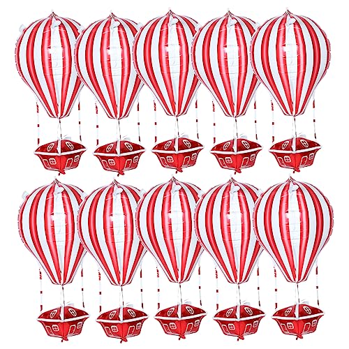 KICHOUSE 10 Stück Heißluftballon Dekoration Fest Gänseblümchen Partyballons Dekorationen Rosa Stolz Kinderparty Ballon Heißluftballon- zum Aufhängen Aluminiumfolie rot KICHOUSE 10 Stück Heißluftballon Dekoration Fest Gänseblümchen Partyballons Dekorationen Rosa Stolz Kinderparty Ballon Heißluftballon- zum Aufhängen Aluminiumfolie rot von KICHOUSE