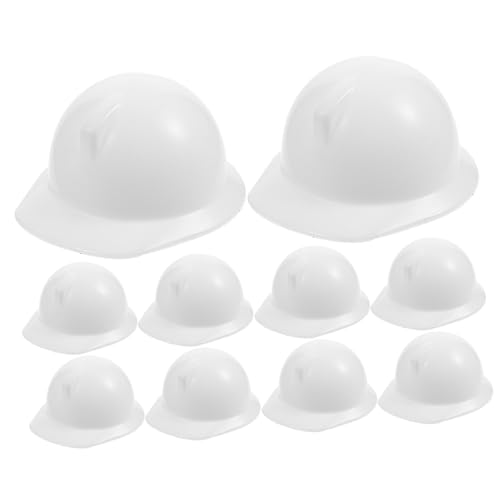 KICHOUSE 10 Stück Helmmodellspielzeug Konstruktionsspielzeug Schutzhelm Puppenhausdekoration Mini-Puppenhelm Mini-Sicherheitshut- Vogelhelm für Haustiere Abs Weiß KICHOUSE 10 Stück Helmmodellspielzeug Konstruktionsspielzeug Schutzhelm Puppenhausdekoration Mini-Puppenhelm Mini-Sicherheitshut- Vogelhelm für Haustiere Abs Weiß von KICHOUSE