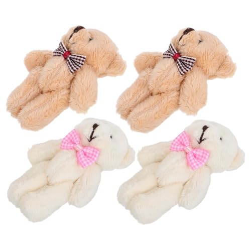 KICHOUSE 10 Stück Kleine Bären Zum Aufhängen, Mini-bärenpuppen, Cartoon-stoffbär, DIY Kleine Bärenpuppe Für Bärenstraußherstellung, Schlüsselanhänger, Taschendekoration KICHOUSE 10 Stück Kleine Bären Zum Aufhängen, Mini-bärenpuppen, Cartoon-stoffbär, DIY Kleine Bärenpuppe Für Bärenstraußherstellung, Schlüsselanhänger, Taschendekoration von KICHOUSE