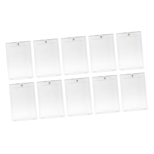 KICHOUSE 10 Stück Magnetische Kartenbox Fall Veranstalter Kartenhalter Stehen Schlank Erwachsene Clip Magnetkartenhalter Spielkartenschutz Spielkartenhalter Spielkarten-Organizer Plastik von KICHOUSE