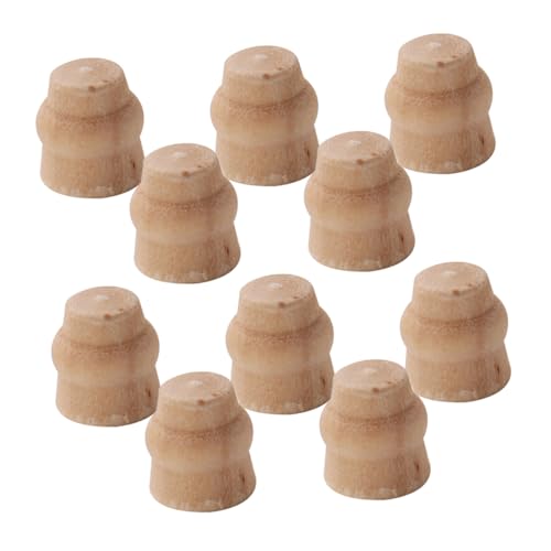 KICHOUSE 10 Stück Maßstab DIY Möbelbeine für Puppenhaus Mini Stuhl und Tisch Handgefertigte Dekoration für Bastler und Sammler von KICHOUSE
