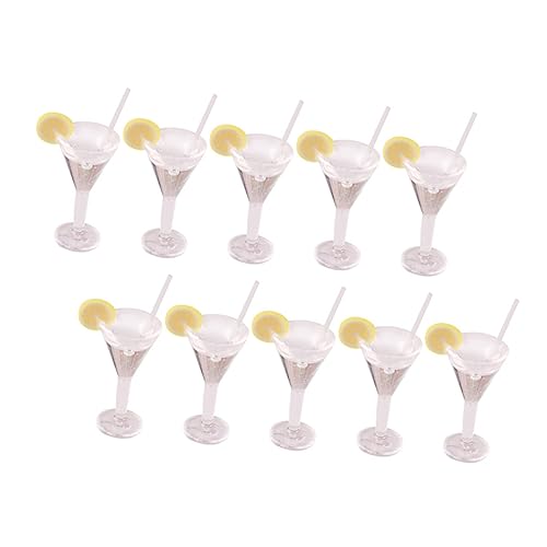 KICHOUSE 10 Stück Miniatur Cocktail Dekorationen für Puppenhaus Realistische Getränke Requisiten für Mini Küchen und Sommer Layout Accessoires KICHOUSE 10 Stück Miniatur Cocktail Dekorationen für Puppenhaus Realistische Getränke Requisiten für Mini Küchen und Sommer Layout Accessoires von KICHOUSE