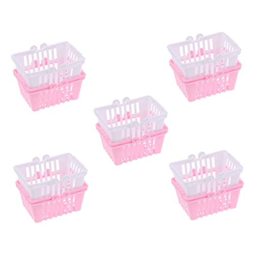 KICHOUSE 10 Stück Puppen Einkaufskorb Miniatur Körbe Gefälschte Puppenhaus Zubehör Mini Mini Versorgung Mini Korb Kunststoff KICHOUSE 10 Stück Puppen Einkaufskorb Miniatur Körbe Gefälschte Puppenhaus Zubehör Mini Mini Versorgung Mini Korb Kunststoff von KICHOUSE
