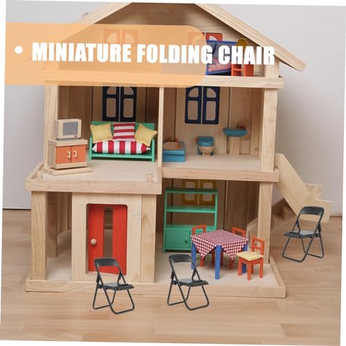 KICHOUSE 10 Stück Teiliges Miniatur Klappstuhl Schwarzer Desktop Handyhalter Faltbare Miniatur Möbel Praktischer Telefonständer für Puppenhaus Kinderzimmer und Schreibtischdekoration KICHOUSE 10 Stück Teiliges Miniatur Klappstuhl Schwarzer Desktop Handyhalter Faltbare Miniatur Möbel Praktischer Telefonständer für Puppenhaus Kinderzimmer und Schreibtischdekoration von KICHOUSE