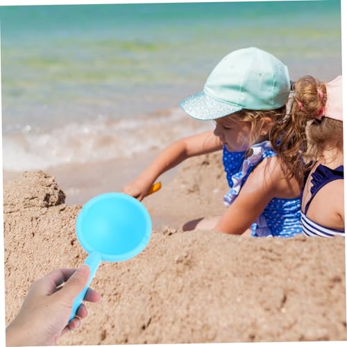 KICHOUSE 10 Stück Teiliges Sandkastenspielzeug für Robuste Sand Sieb Schaufeln aus Kunststoff Kindgerechtes Design mit Langen Griffen Leicht und Sicher für Strand Garten und Outdoor von KICHOUSE