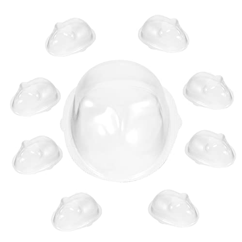 KICHOUSE 10 Stück Teiliges aus Transparenten Masken für DIY Puppen für Bastelprojekte Schutzabdeckung für Puppen zum Bemalen und Gestalten KICHOUSE 10 Stück Teiliges aus Transparenten Masken für DIY Puppen für Bastelprojekte Schutzabdeckung für Puppen zum Bemalen und Gestalten von KICHOUSE