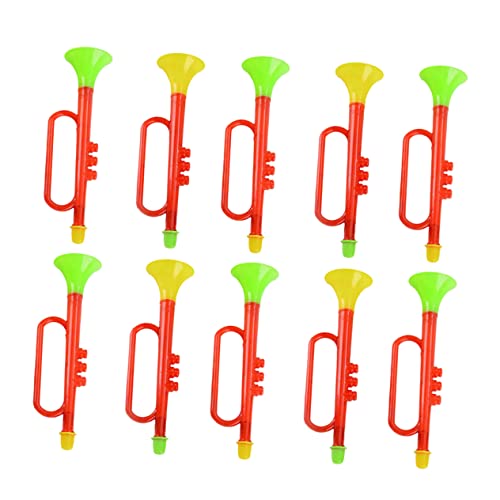KICHOUSE 10 Stück Trompeten Lustige Geräuschmacher für Cheering Bunte Plastik Trompeten für Partys und Feste Zufällige Farbe Zufällige Farbe KICHOUSE 10 Stück Trompeten Lustige Geräuschmacher für Cheering Bunte Plastik Trompeten für Partys und Feste Zufällige Farbe Zufällige Farbe von KICHOUSE