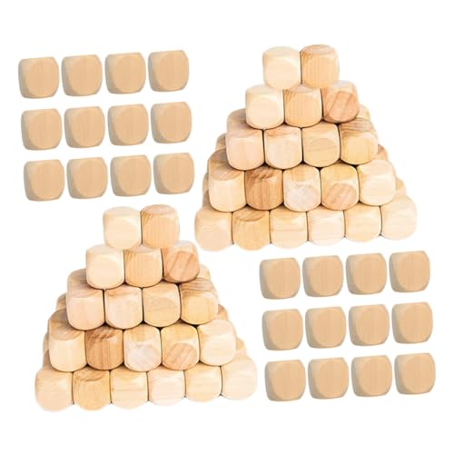 KICHOUSE 100 Stück 16 Mm Leere Holzwürfel: Holzblöcke Mit Abgerundeten Ecken Für DIY-projekte, Mathematikunterricht Und Spielzubehör – Unfertiger Würfel KICHOUSE 100 Stück 16 Mm Leere Holzwürfel: Holzblöcke Mit Abgerundeten Ecken Für DIY-projekte, Mathematikunterricht Und Spielzubehör – Unfertiger Würfel von KICHOUSE