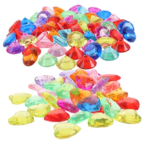 KICHOUSE 100 Stück Acryl Diamant Schmucksteine für Bastelarbeiten Herzsteine DIY Haarschmuck und Kreative Projekte KICHOUSE 100 Stück Acryl Diamant Schmucksteine für Bastelarbeiten Herzsteine DIY Haarschmuck und Kreative Projekte von KICHOUSE