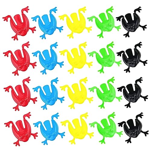 KICHOUSE 100 Stück Bunte Springfrösche Realistische Kunststofffrösche für Partyspielzeuge und Kreative Aktivitäten Indoor und Outdoor Spaß KICHOUSE 100 Stück Bunte Springfrösche Realistische Kunststofffrösche für Partyspielzeuge und Kreative Aktivitäten Indoor und Outdoor Spaß von KICHOUSE