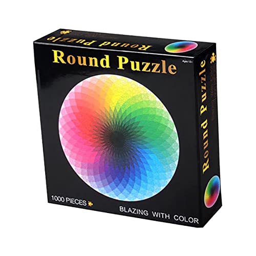 KICHOUSE 1000 Stück Kreisrätsel Farben Puzzles Kinderpuzzle Runden Erwachsene Mosaik Pädagogisches Puzzle Buntes Puzzle Colorful KICHOUSE 1000 Stück Kreisrätsel Farben Puzzles Kinderpuzzle Runden Erwachsene Mosaik Pädagogisches Puzzle Buntes Puzzle Colorful von KICHOUSE