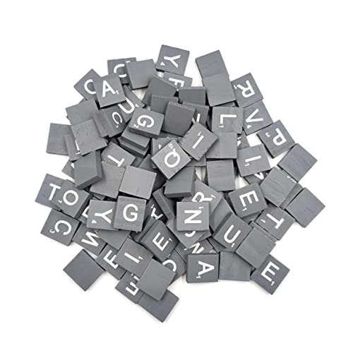 KICHOUSE 100Stücke Holzbuchstaben Puzzle Englisch Hölzerne Für Bildung DIY Alphabet Block Intellektuelle Entwicklung von KICHOUSE