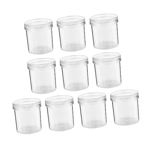 KICHOUSE 10Er-Box Aufzuchtbox für Insekten Beobachtungskäfig Mason Spinne Bausätze Forscher Insekten fänger insektenlupe Insekten Box Insektenatmung Catcher-Zuschauer Tierkäfig Plastik von KICHOUSE