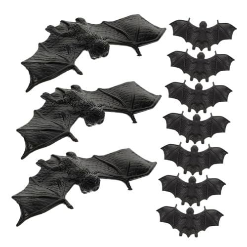 KICHOUSE 10Stücke Fledermaus Deko aus Realistische Halloween Fledermäuse für Gruselige Streichideen Dekoration für Halloween und Aprilscherze Vielseitig Einsetzbar KICHOUSE 10Stücke Fledermaus Deko aus Realistische Halloween Fledermäuse für Gruselige Streichideen Dekoration für Halloween und Aprilscherze Vielseitig Einsetzbar von KICHOUSE