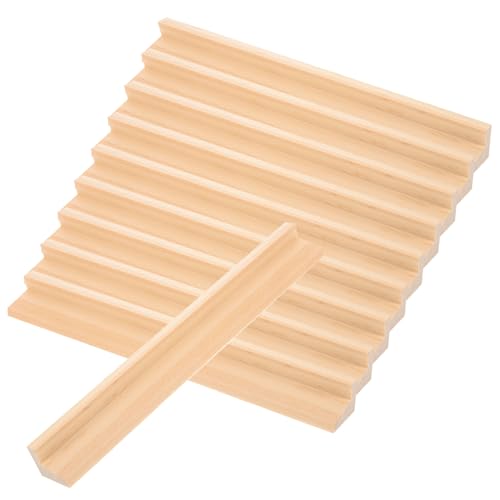 KICHOUSE 10Stücke Holz Display Teilig Natürlicher Kiefernholz Lattenhalter für Kreative DIY Dekoration für Lernzwecke und Kinderhandwerk KICHOUSE 10Stücke Holz Display Teilig Natürlicher Kiefernholz Lattenhalter für Kreative DIY Dekoration für Lernzwecke und Kinderhandwerk von KICHOUSE