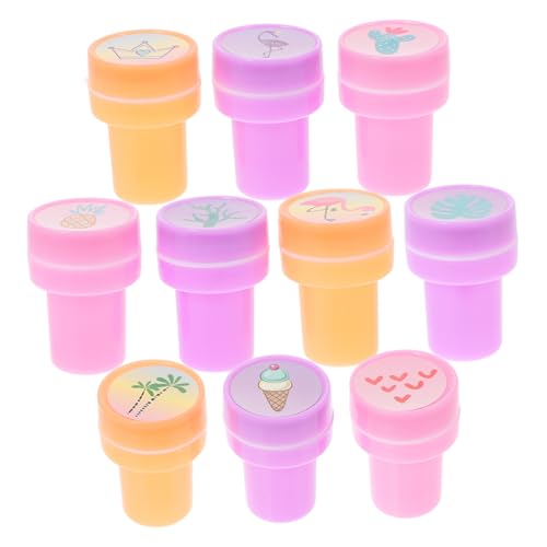 KICHOUSE 10Stücke Kinderstempelset Selbstfärbende Flamingo Stempel für Sommerpartys Belohnungsstempel für Kunsthandwerk Classroom Motivationswerkzeuge Tolles KICHOUSE 10Stücke Kinderstempelset Selbstfärbende Flamingo Stempel für Sommerpartys Belohnungsstempel für Kunsthandwerk Classroom Motivationswerkzeuge Tolles von KICHOUSE