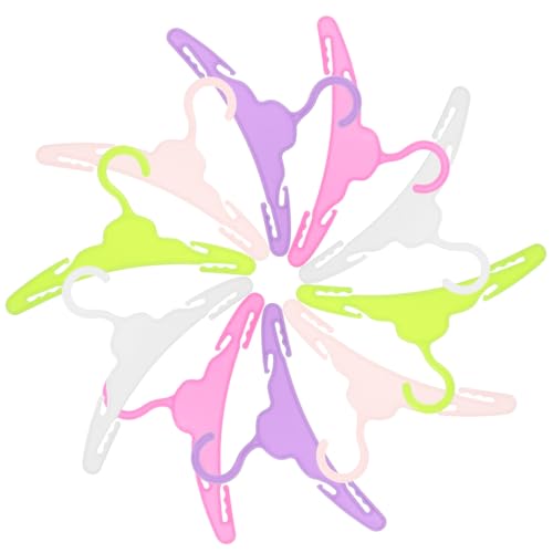 KICHOUSE 10Stücke Mini Puppenkleiderbügel Für Puppenhaus Robuste Und Formstabile Kleidungshalter Für Kleine Puppenoutfits Zubehör Für Kreative Spielwelten von KICHOUSE