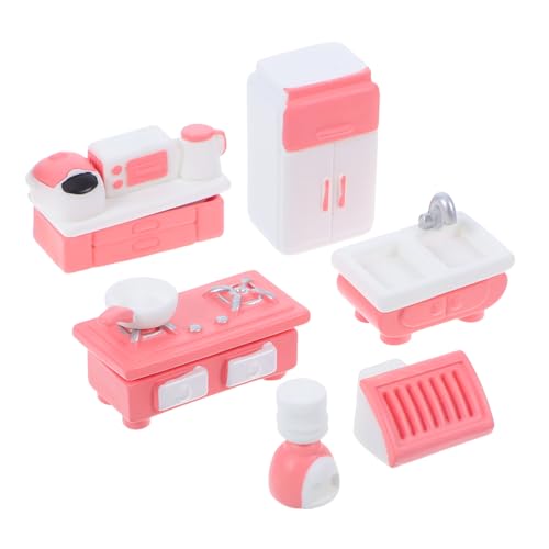 KICHOUSE 10pcs Dollhouse Miniaturofenhaube Miniatur Wasserspender Puppenhaus Reiskocher Küche Miniatur Küchenzubehör Mini Spielzeug Dekoration KICHOUSE 10pcs Dollhouse Miniaturofenhaube Miniatur Wasserspender Puppenhaus Reiskocher Küche Miniatur Küchenzubehör Mini Spielzeug Dekoration von KICHOUSE